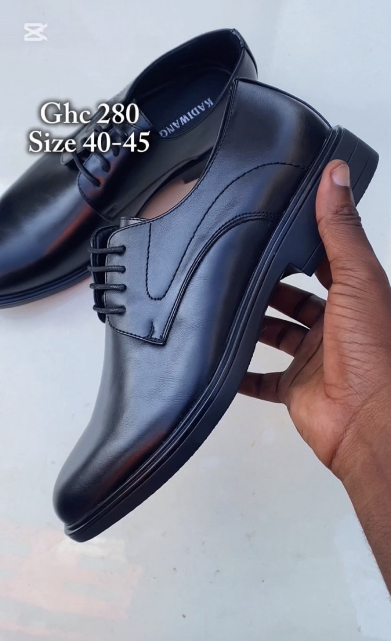 Black Formal Lace Shoe